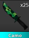 x1 Camo Knife | Murder Mystery 2 ⚡ Fast Delivery ⚡