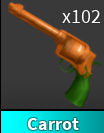 x1 Carrot Gun | Murder Mystery 2 ⚡ Fast Delivery ⚡