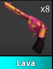 x1 Lava Gun | Murder Mystery 2 ⚡ Fast Delivery ⚡