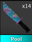 x1 Pool Knife | Murder Mystery 2 ⚡ Fast Delivery ⚡