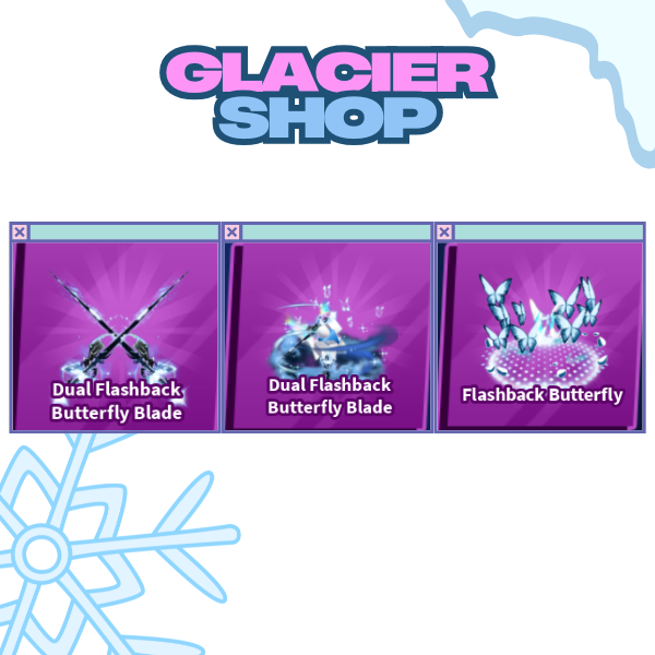 Dual Flashback Butterfly Blade + Explosion + Emote ( Limited Set )