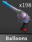 x1 Balloons Gun | Murder Mystery 2 ⚡ Fast Delivery ⚡