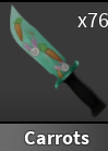 x1 Carrots Knife | Murder Mystery 2 ⚡ Fast Delivery ⚡