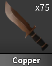 x2 Copper Knife | Murder Mystery 2 ⚡ Fast Delivery ⚡