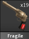 x1 Fragile Gun | Murder Mystery 2 ⚡ Fast Delivery ⚡