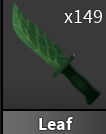x1 Leaf Knife | Murder Mystery 2 ⚡ Fast Delivery ⚡