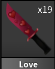x1 Love Knife | Murder Mystery 2 ⚡ Fast Delivery ⚡