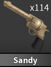 x1 Sandy Gun | Murder Mystery 2 ⚡ Fast Delivery ⚡