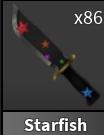x1 Starfish Knife | Murder Mystery 2 ⚡ Fast Delivery ⚡