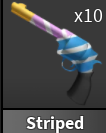x1 Striped Gun | Murder Mystery 2 ⚡ Fast Delivery ⚡