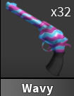x1 Wavy Gun | Murder Mystery 2 ⚡ Fast Delivery ⚡