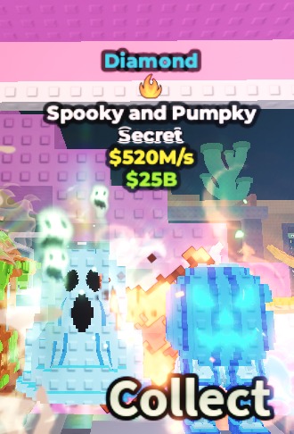 FAST RESPONSE | Diamond Spooky And Pumpky $520M/s (Fire Traits) | 1000% SAFE 🔒 #3053