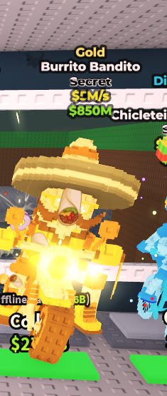 [ Secret ] Gold Burrito Bandito 5M/Sec | Ready Unit✅ | INSTANT DELIVERY✅