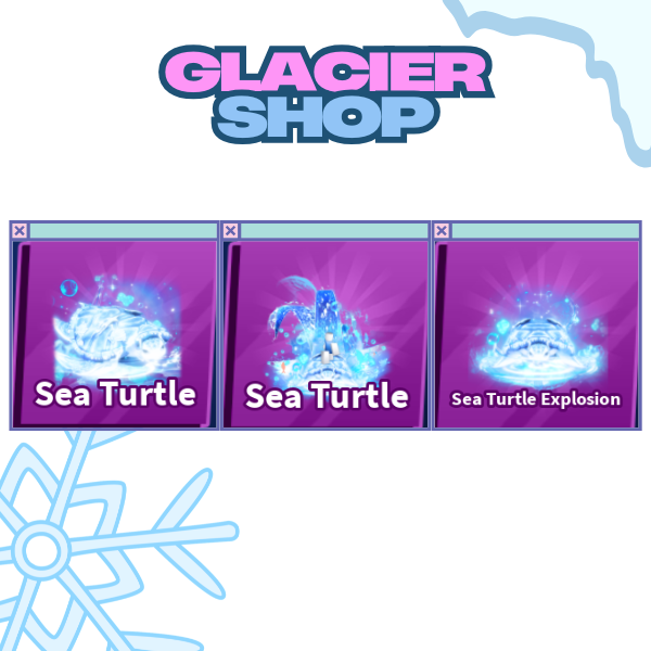 Sea Turtle + Explosion + Emote ( Limited Set )