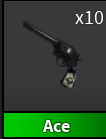 x1 Ace Gun | Murder Mystery 2 ⚡ Fast Delivery ⚡