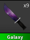 x1 Galaxy Knife | Murder Mystery 2 ⚡ Fast Delivery ⚡