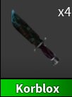 x1 Korblox Knife | Murder Mystery 2 ⚡ Fast Delivery ⚡