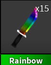 x1 Rainbow Knife | Murder Mystery 2 ⚡ Fast Delivery ⚡