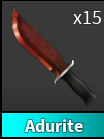 x1 Adurite Knife | Murder Mystery 2 ⚡ Fast Delivery ⚡
