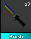 x1 Brush Knife | Murder Mystery 2 ⚡ Fast Delivery ⚡