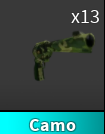 x1 Camo Gun | Murder Mystery 2 ⚡ Fast Delivery ⚡
