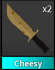 x1 Cheesy Knife | Murder Mystery 2 ⚡ Fast Delivery ⚡