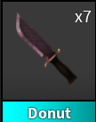 x1 Donut Knife | Murder Mystery 2 ⚡ Fast Delivery ⚡