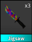 x1 Jigsaw Knife | Murder Mystery 2 ⚡ Fast Delivery ⚡