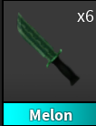 x1 Melon Knife | Murder Mystery 2 ⚡ Fast Delivery ⚡