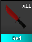 x1 Red Knife | Murder Mystery 2 ⚡ Fast Delivery ⚡