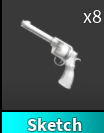 x1 Sketch Gun | Murder Mystery 2 ⚡ Fast Delivery ⚡