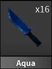 x1 Aqua Knife | Murder Mystery 2 ⚡ Fast Delivery ⚡