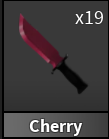 x1 Cherry Knife | Murder Mystery 2 ⚡ Fast Delivery ⚡