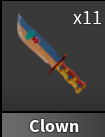 x1 Clown Knife | Murder Mystery 2 ⚡ Fast Delivery ⚡