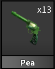 x1 Pea Gun | Murder Mystery 2 ⚡ Fast Delivery ⚡