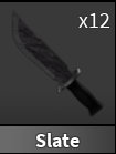 x1 Slate Knife | Murder Mystery 2 ⚡ Fast Delivery ⚡