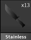 x1 Stainlees Knife | Murder Mystery 2 ⚡ Fast Delivery ⚡