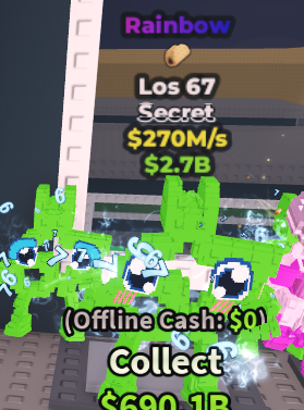 🔥 270M/s 🌈 Rainbow | 🌮 Los 67 Taco