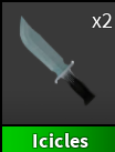 x1 Icicles Knife | Murder Mystery 2 ⚡ Fast Delivery ⚡