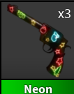 x1 Neon Gun | Murder Mystery 2 ⚡ Fast Delivery ⚡