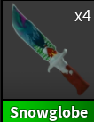 x1 Snowglobe Knife | Murder Mystery 2 ⚡ Fast Delivery ⚡
