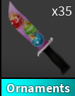 x1 Ornaments Knife | Murder Mystery 2 ⚡ Fast Delivery ⚡