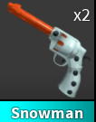x1 Snowman Gun | Murder Mystery 2 ⚡ Fast Delivery ⚡