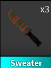x1 Sweater Knife | Murder Mystery 2 ⚡ Fast Delivery ⚡