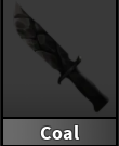 x1 Coal Knife | Murder Mystery 2 ⚡ Fast Delivery ⚡