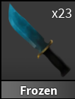 x1 Frozen Knife | Murder Mystery 2 ⚡ Fast Delivery ⚡