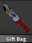 x1 Gift Bag Knife | Murder Mystery 2 ⚡ Fast Delivery ⚡
