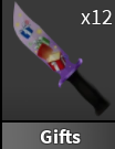 x1 Gifts Knife | Murder Mystery 2 ⚡ Fast Delivery ⚡