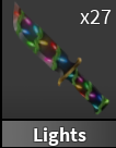 x1 Lights Knife | Murder Mystery 2 ⚡ Fast Delivery ⚡