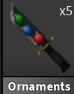 x1 Ornaments Knife | Murder Mystery 2 ⚡ Fast Delivery ⚡